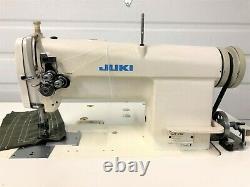 Juki Lh-515 Two Needle Feed 1/2 Spacing 110volt Servo Industrial Sewing Machine