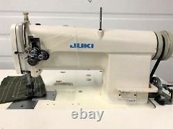 Juki Lh-515 Two Needle Feed 1/2 Spacing 110volt Servo Industrial Sewing Machine