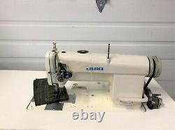 Juki Lh-515 Two Needle Feed 1/2 Spacing 110volt Servo Industrial Sewing Machine