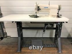 Juki Lh-515 Two Needle Feed 1/2 Spacing 110volt Servo Industrial Sewing Machine