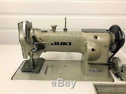 Juki Lu-563 Walking Foot Big Bob +rev New 110v Servo Industrial Sewing Machine