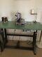 Juki MB-373 Bar Tacker Chainstitch Heavy Duty Industrial Sewing Machine/table