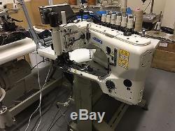 Juki MS-3580 off the arm, 3-needle Double Chainstitch Industrial Sewing Machine