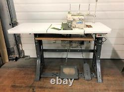 Juki Mo-6704s Three Thread Serger + 110 Volt Motor Industrial Sewing Machine