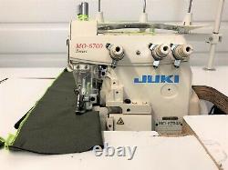 Juki Mo-6704s Three Thread Serger + 110 Volt Motor Industrial Sewing Machine