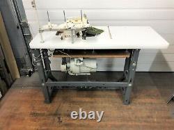 Juki Mo-6704s Three Thread Serger + 110 Volt Motor Industrial Sewing Machine