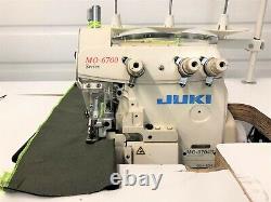 Juki Mo-6704s Three Thread Serger + 110 Volt Motor Industrial Sewing Machine