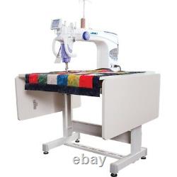 Juki TL-2200QVP-S Sit Down Free Motion Quilting Machine and Table