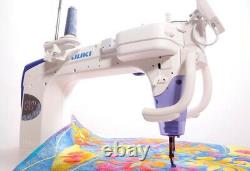 Juki TL-2200QVP-S Sit Down Free Motion Quilting Machine and Table