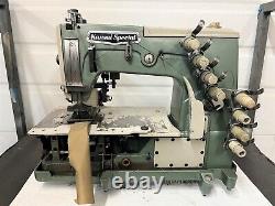 KANSAI DFB-1404P FOUR NEEDLE WithPULLER 1/2 SPACING INDUSTRIAL SEWING MACHINE