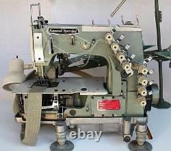 KANSAI SPECIAL DFB-1404PMD 4-Needle Chainstitch Puller Industrial Sewing Machine