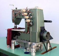 KANSAI SPECIAL DLR-1502 VHD 2-Needle Denim Lap Seaming Industrial Sewing Machine