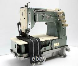 KANSAI SPECIAL DVK-1703PMD Coverstitch 3-Needle Puller Industrial Sewing Machine