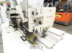 KM-1072BLX-7 Fortuna Industrial Sewing Embroidery Servo Machine 230VAC 1Ph Read