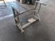K Frame Industrial Sewing Machine Legs 2 Pedal 28 Tall Metal Steel Gray No Top