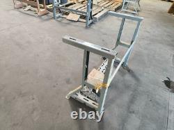 K Frame Industrial Sewing Machine Legs 2 Pedal 28 Tall Metal Steel Gray No Top