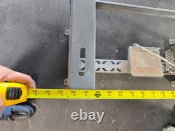 K Frame Industrial Sewing Machine Legs 2 Pedal 28 Tall Metal Steel Gray No Top