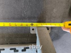 K Frame Industrial Sewing Machine Legs 2 Pedal 28 Tall Metal Steel Gray No Top