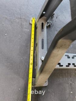 K Frame Industrial Sewing Machine Legs 2 Pedal 28 Tall Metal Steel Gray No Top