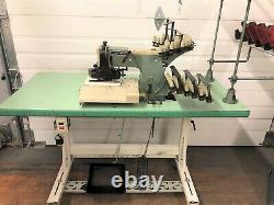 Kansai Dfb-1425p 25 Needle Chainstitch With Puller Industrial Sewing Machine