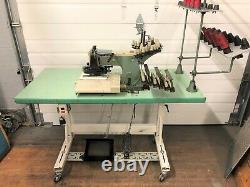 Kansai Dfb-1425p 25 Needle Chainstitch With Puller Industrial Sewing Machine