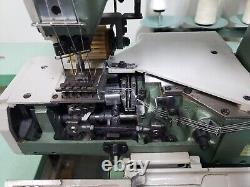 Kansai Special 19004 Four Needle Chainstitch Puller Industrial Sewing Machine