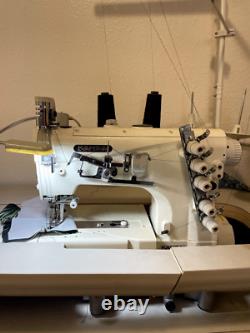 Kansai Special industrial cover stitch sewing machine with table