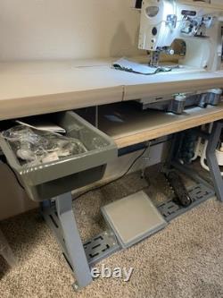 Kansai Special industrial cover stitch sewing machine with table