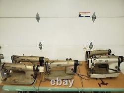 LOT of 6 Pfaff 463 481 487 Industrial Sewing Machines Parts or Repair AS IS