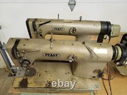 LOT of 6 Pfaff 463 481 487 Industrial Sewing Machines Parts or Repair AS IS