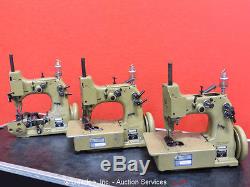 Lot of (3) Union Special Herakles 81200 Series Serger Sewing Machine 81200CZ124