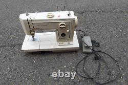 Lot of 7 Assorted Industrial Sewing Machine with Table and Motor
