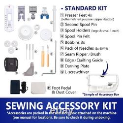 MILLEPUNTI MKR45 Sewing Machine, 25 Stitches, Auto Needle Threader
