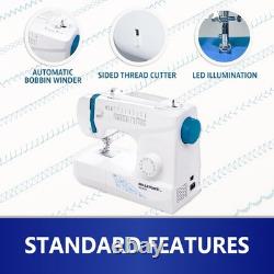 MILLEPUNTI MKR45 Sewing Machine, 25 Stitches, Auto Needle Threader