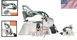 Manual & Electric Leather Sewing Machine Green//