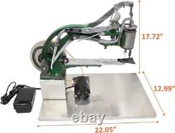 Manual & Electric Leather Sewing Machine Green//