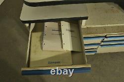 Meistergram 900XLC Embroidery machine w tool chest of drawers sewing pattern