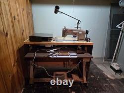 Meistergram M100-J Single Head 1-Needle Mechanical Lockstitch Table Stand