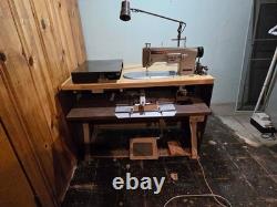 Meistergram M100-J Single Head 1-Needle Mechanical Lockstitch Table Stand
