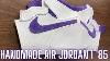 Metallic Air Jordan 1 S Purple 85 Suede Handmade Air Jordan 1