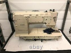 Mitsubishi Lt2-2230 2 Needle Feed 1/4 Spacing Reverse Industrial Sewing Machine