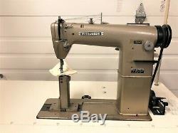 Mitsubishi Pb-810 Post Bed New Table & 110 Volt Servo Industrial Sewing Machine