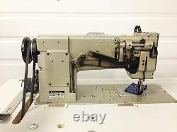 Mitsubishi Walking Foot New Table&motor Big Bobbin Rev Industrial Sewing Machine