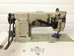 Mitsubishi Walking Foot New Table&motor Big Bobbin Rev Industrial Sewing Machine