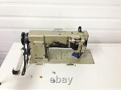 Mitsubishi Walking Foot New Table&motor Big Bobbin Rev Industrial Sewing Machine