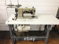Mitsubishi Walking Foot New Table&motor Big Bobbin Rev Industrial Sewing Machine