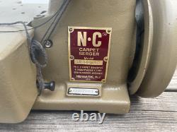 NC Carpet Serger 81200 WA/B INDUSTRIAL Sewing MACHINE N. Y. Floor Mats, Rugs RARE