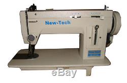 NEW-TECH Portable Walking Foot Long Arm Zig Zag & straight sewing Machine 110 V