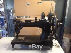 NICE 7-34 Singer Sewing Machine WORKING 110V Extra Heavy Duty Industrial Antique