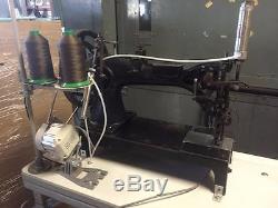 NICE 7-34 Singer Sewing Machine WORKING 110V Extra Heavy Duty Industrial Antique